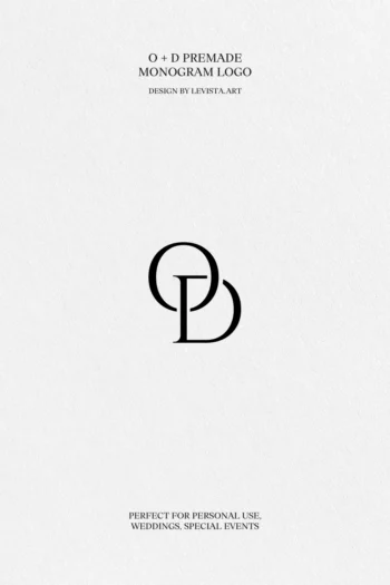 OD monogram logo design