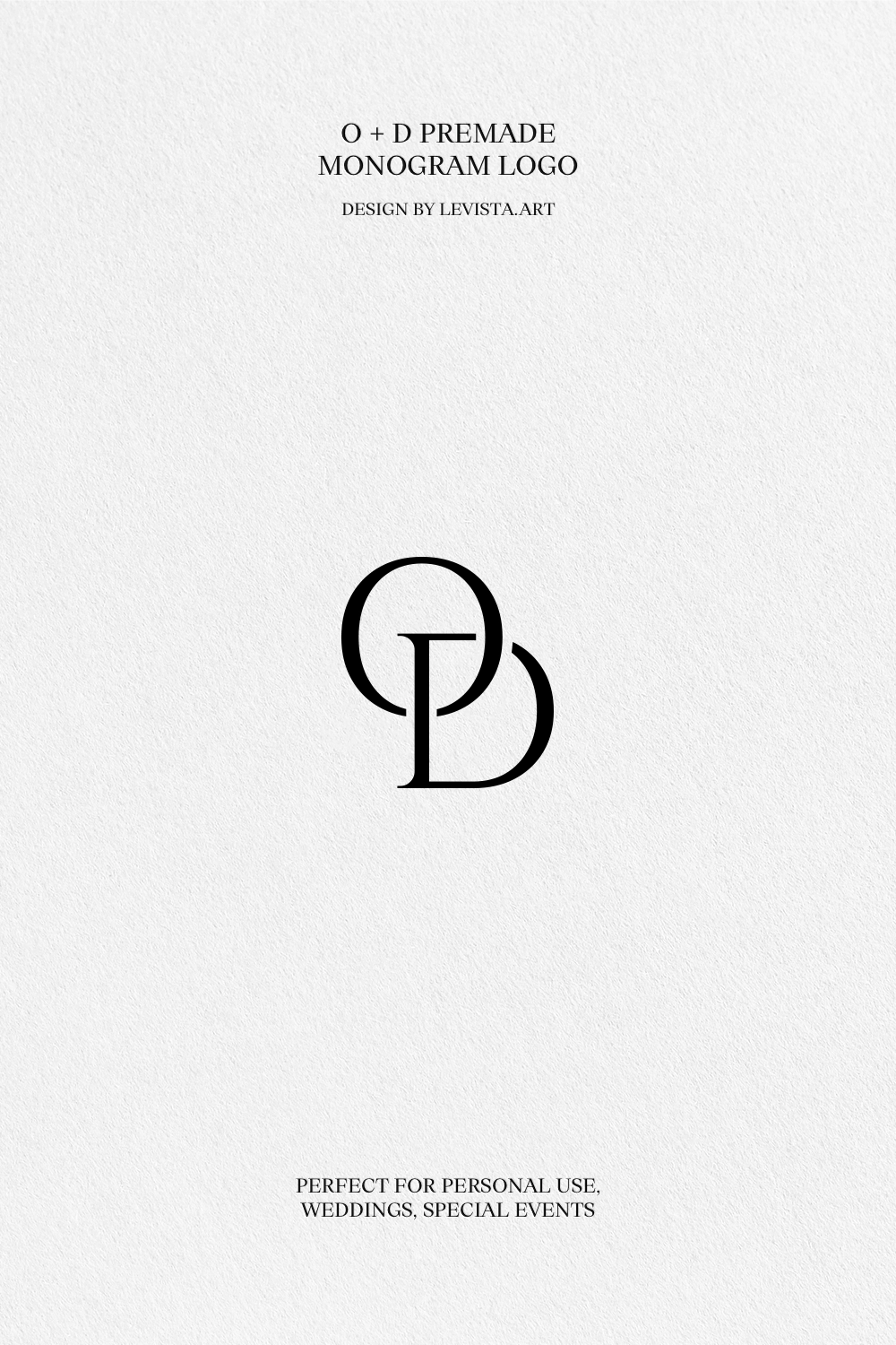 OD monogram logo design