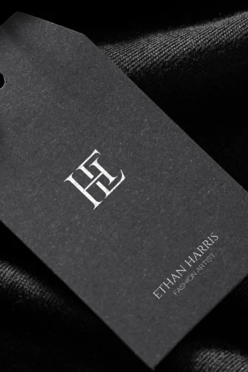 E+H premade monogram logo design label