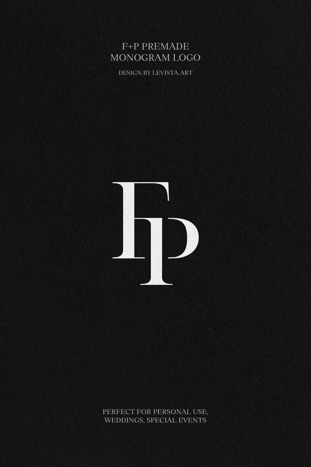 F+P Premade monogram logo design