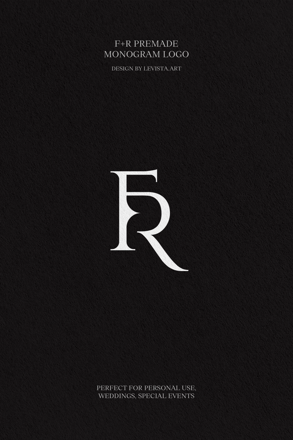 F+R Premade monogram logo design