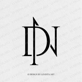 DN Ready-made monogram logo for wedding, business