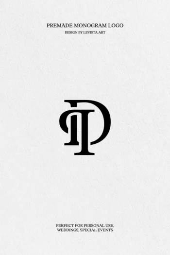 DP Premade Monogram logo design for wedding