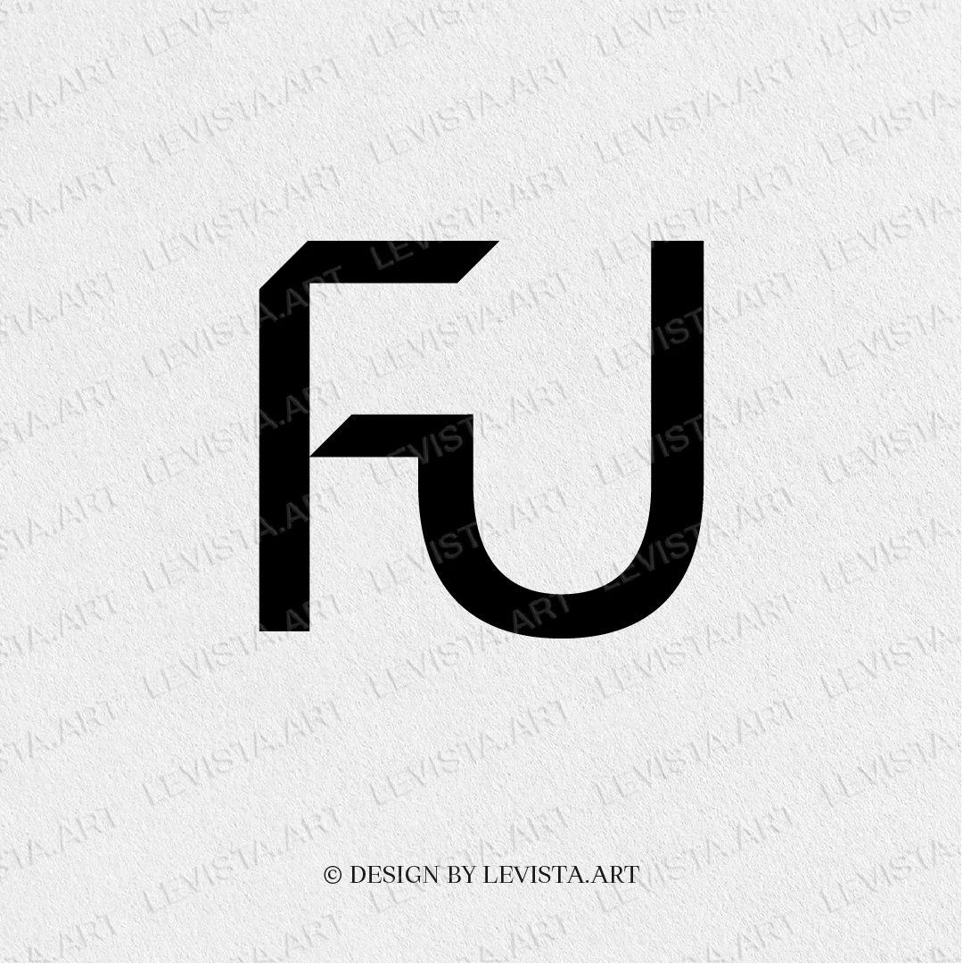 FJ Ready-made monogram logo for wedding, business