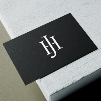 HJ JH ready-made monogram logo