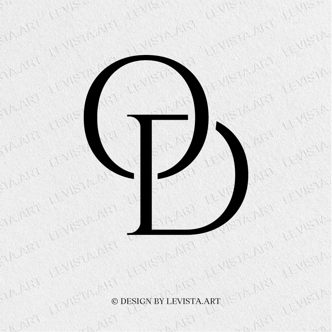 OD Ready-made monogram logo for wedding, business