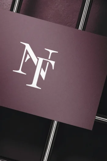 Premade N+T Monogram logo design for wedding