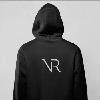 NR ready-made monogram hoodie