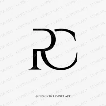 PC Ready-made monogram logo for wedding, business