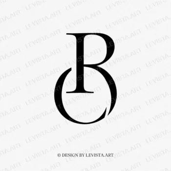 PO Ready-made monogram logo for wedding, business