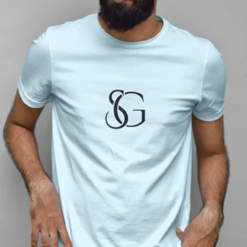 SG ready-made monogram design t-shirt