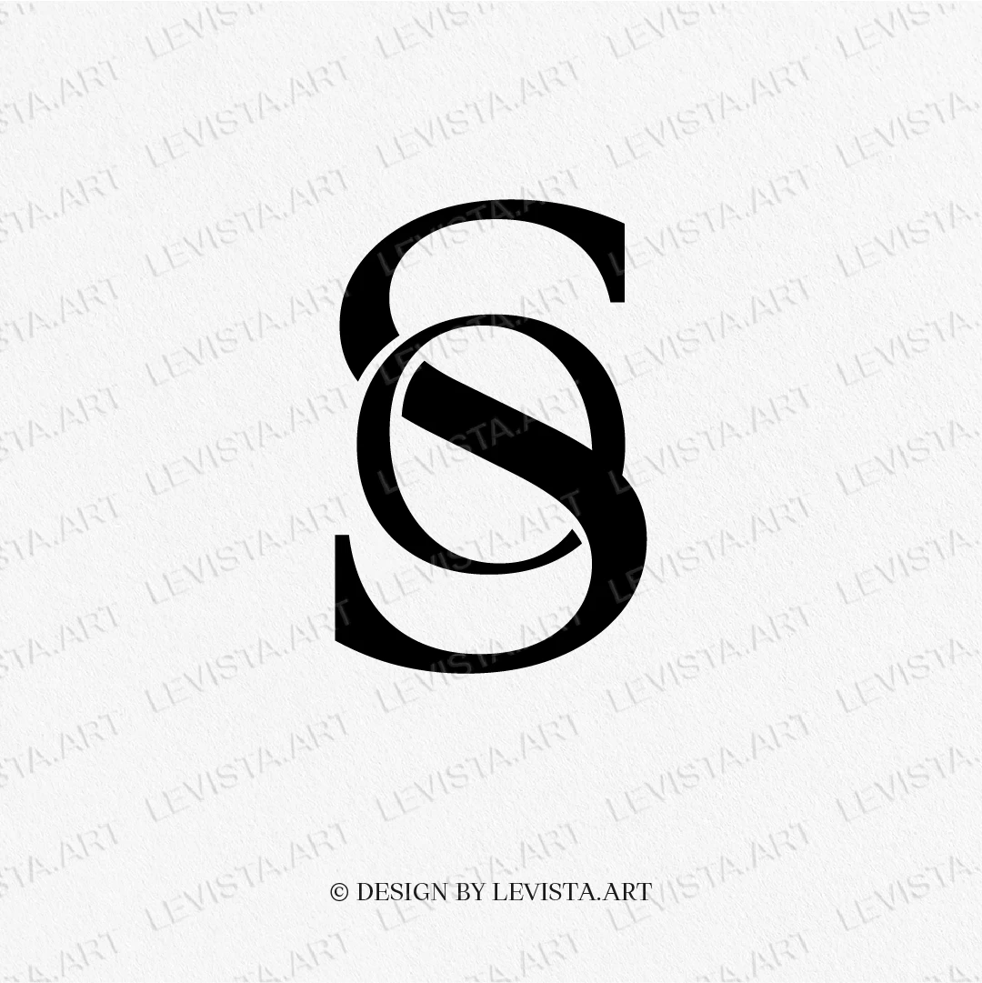 SO Ready-made monogram logo for wedding, business