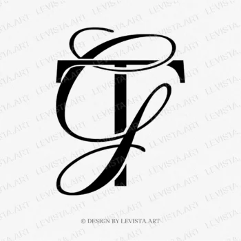 TG, TG Initials raedy-made monogram logo for wedding, business