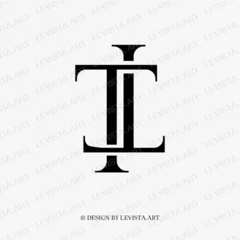 TT Ready-made monogram logo for wedding, business