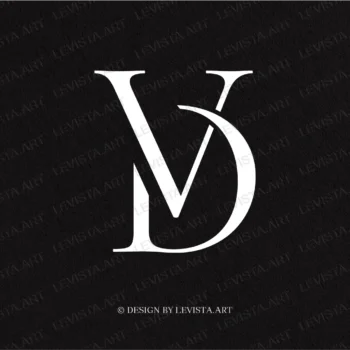 VD Premade monogram logo for wedding, business