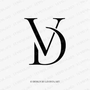 VD Ready-made monogram logo for wedding, business