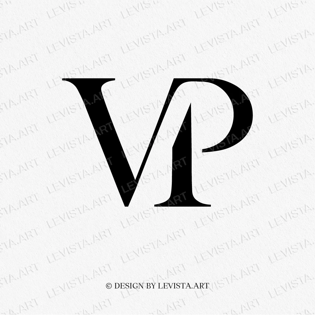 VP Ready-made monogram logo for wedding, business