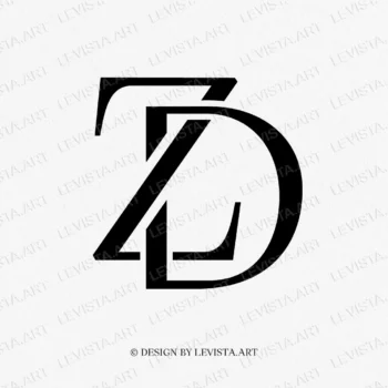 ZD Raedy-made monogram logo for wedding, business