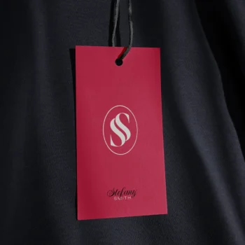 Elegant SS monogram design tag