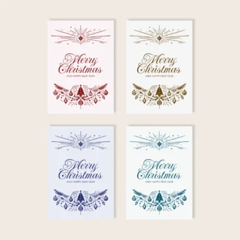 Luxury Christmas card perfect for adding a touch of elegance to the season