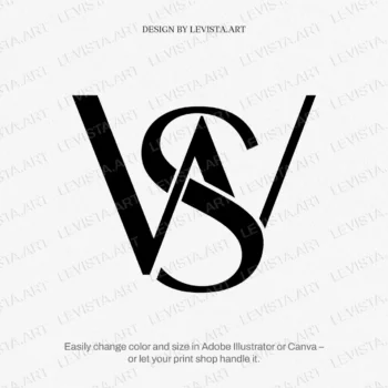 WS letter logo, SW logo
